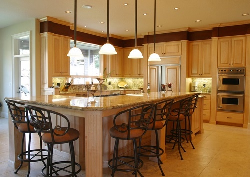 Lightning in Modern Kitchen design.