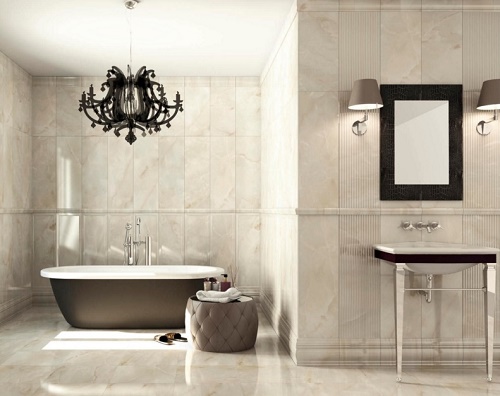 Durable tiles useful to remodel bathroom.