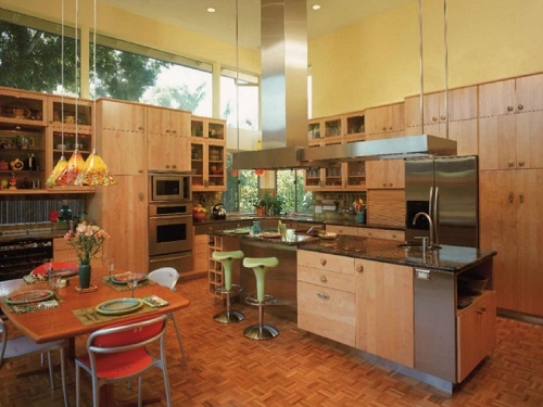 Eco-friendly kitchen cabinets design.