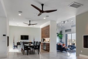 Living room and Dining Room comes together with better air facilities