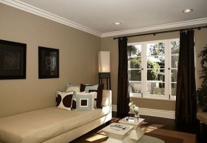 Nomadic Taupe color theme room design for home.