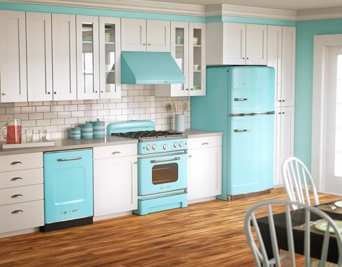 Put less items in kitchen to decor kitchen in budget.