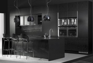 Black kitchen design trend for 2016.