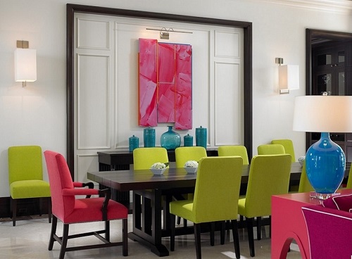 How to play with colors in home interior decoration.