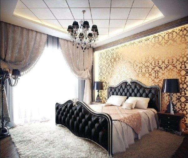 Terrific bedroom interior design gives luxury feel