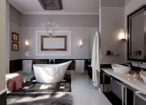 Beautiful vanities for luxurious bathroom design.