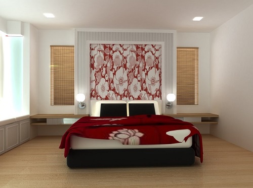 Compose Romantic bedroom interior.