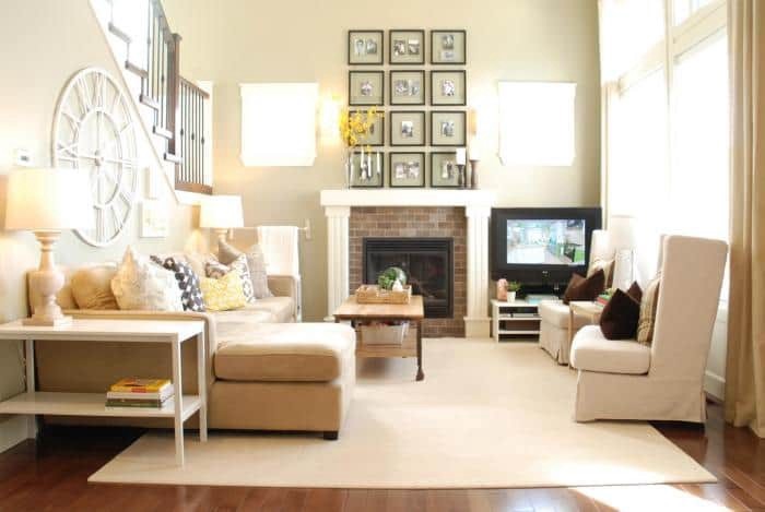 Beautiful living room carpet
