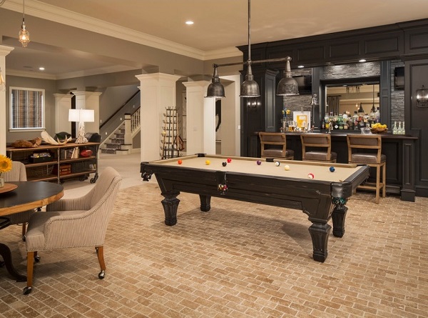 Decorate basement before selling home