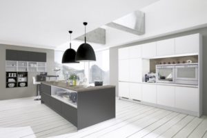 Modern Gray-white kitchen design