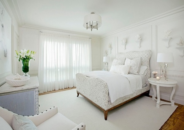 Amazing white bedroom design