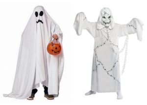 funny ghosts shape for halloween day