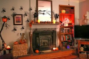 Living room decor for halloween