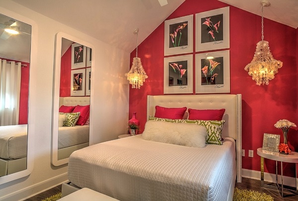 luxury pink bedroom interior design picture