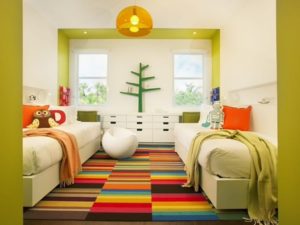 Rainbow Rug for kids room