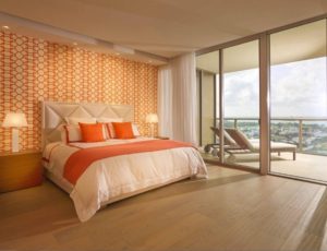 Elegant orange bedroom ideas