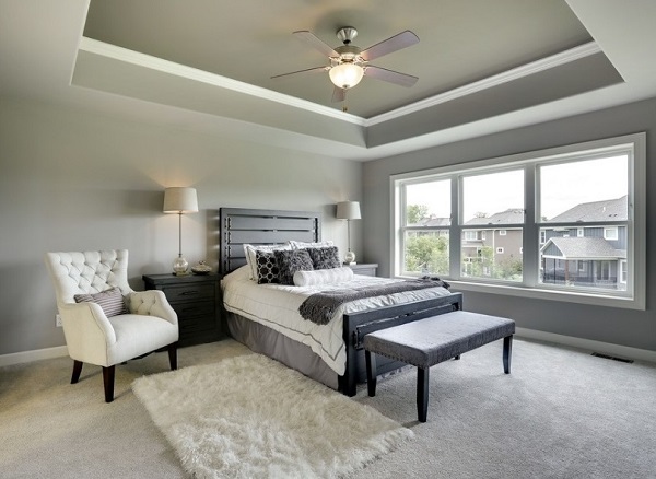 Gray bedroom interior designs