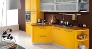 Beautiful Yellow and Brown Kitchen Interior Designs