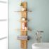 Rustic Bathroom Shelves