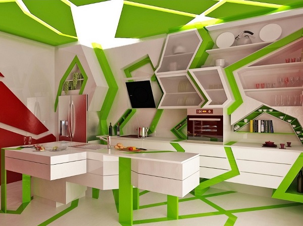 Ultimate green-white kitchen design tips
