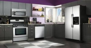 Purple and Grey Kitchen Decor Defines “Royalty”