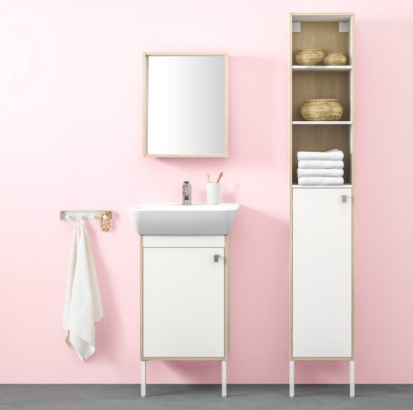 Amazing cabinet and sink for bathroom from IKEA collection