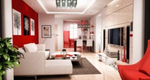 Red Living Room Design Ideas