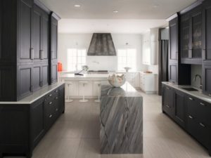 Luxury black kitchen design