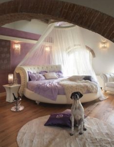 Modern purple bedroom design ideas