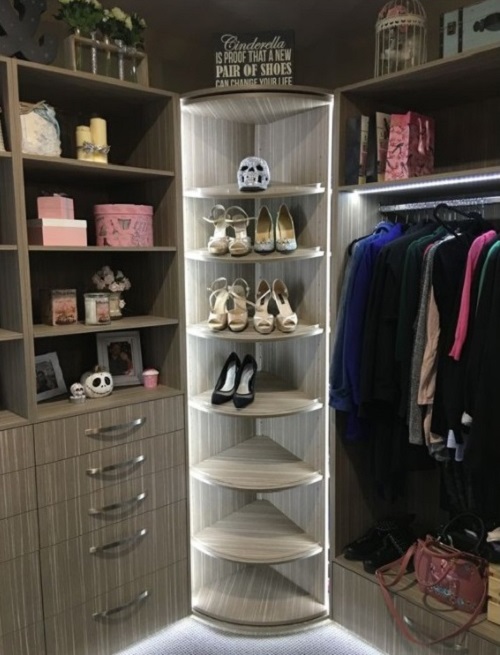 360 degree rotating shoe storage rack