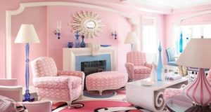 Lovely Pink Living Room Designs, Decor, Ideas, Photos