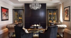 Top Black Living Room Designs, Pictures