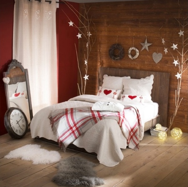 Bedroom decoration for Christmas