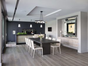 Plants, flowers enhance beauty of dining room