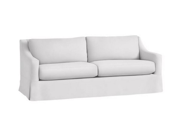 Sloped arm sofa