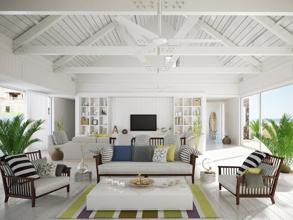 Beach style living room photo by homedecorbuzz