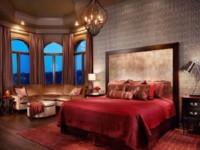 Awesome red-black bedroom interior decor Awesome red-black bedroom interior decor