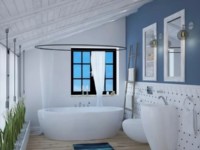 Beautiful blue bathroom design Beautiful blue bathroom design